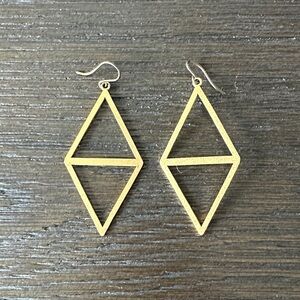 Geometric Gold Earrings